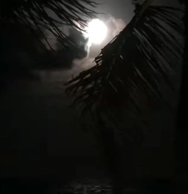 Kauai Beach moonrise